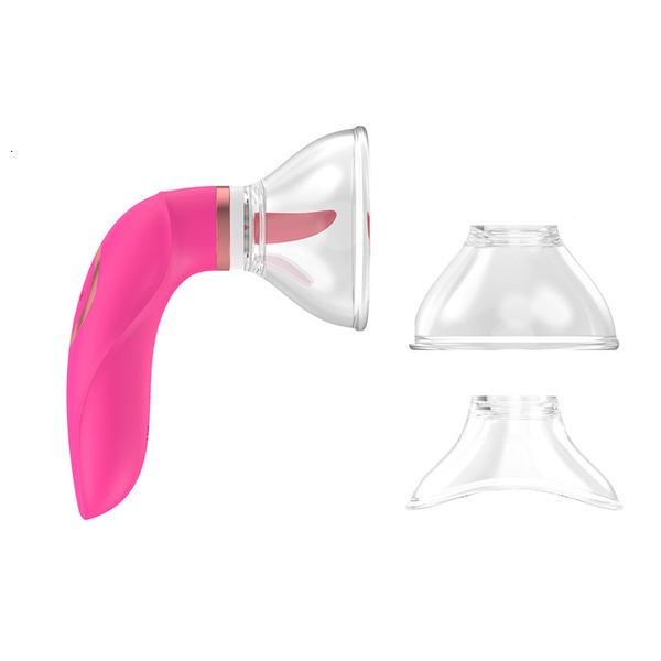 Wibratory ssące cipkę, dildo, wibrator, zabawki erotyczne dla kobiet, lizanie języka, stymulator łechtaczki, masturbacja sutków_voghion.com