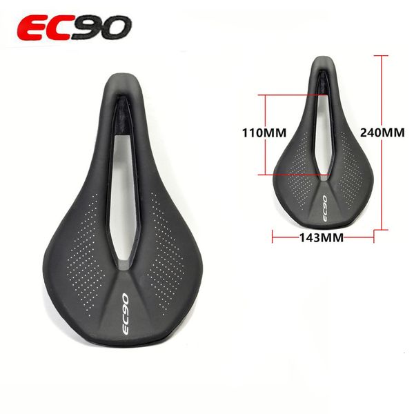 Selle per bici Seggiolino per bicicletta EC90 MTB Selle per bici da strada PU Ultraleggero Traspirante Cuscino per sedile confortevole Sella per bici da corsa Componenti 230714