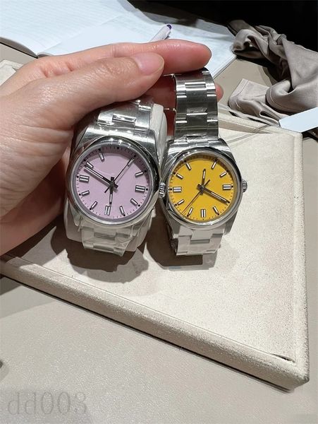 GMT orologi firmati per donna classico orologio da donna lusso 41mm quadrante multicolore montre de luxe moda decorativo orologio automatico di fascia alta gmt maturo SB025 C23
