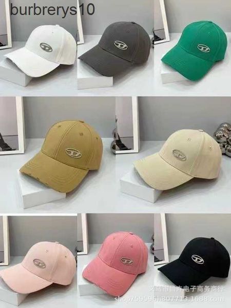 In stile coreano Rhinestone Metal Button Baseball Cap Casual Versatile Men e Donne Baseball Cap Ins Mesh Red Edging Baseball Cap da baseball