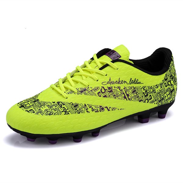 Sapatos masculinos Chuteiras de futebol Tufr Training Chuteiras de futebol para esportes ao ar livre Long Spikes Crianças de futebol rápido Tênis para meninos 230714