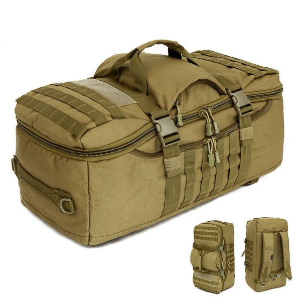 Borsoni Tattiche militari Zaino 60L Borsa da viaggio multifunzione da uomo di grande capacità Zaino Borsa a tracolla in nylon impermeabile Zaino 230715