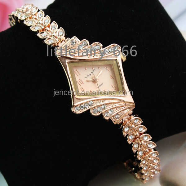 vendita calda nuova moda donna orologio braccialetto sottile pietra orologio al quarzo da donna
