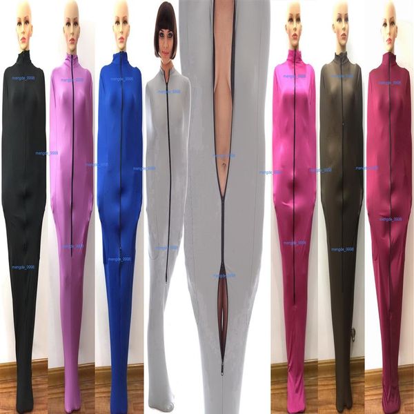 Costumi da mummia unisex Sacco a pelo con maniche a braccio interne Sexy 23 colori Lycra Spandex Donna Uomo Sacchi per il corpo Sacchi a pelo Catsuit Co260b