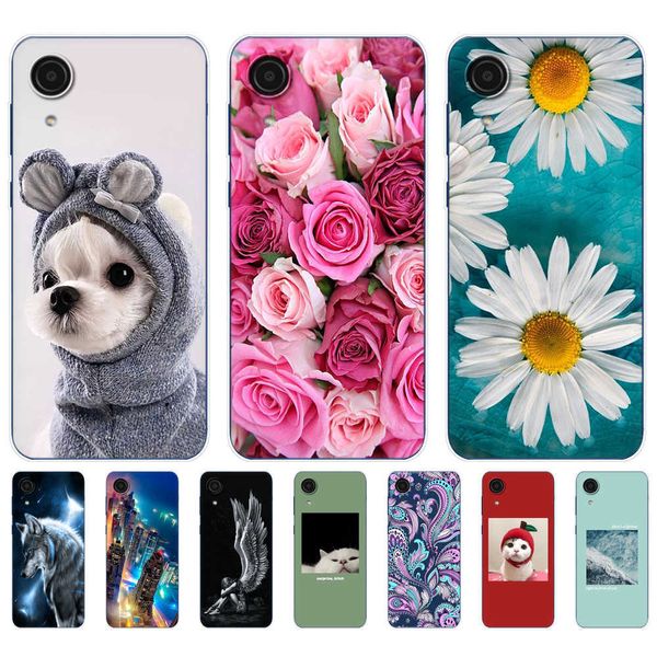 Per Samsung Galaxy A03 Core Case SM-A032F Cover posteriore per telefono 2021 A032F Paraurti protettivo in silicone morbido TPU