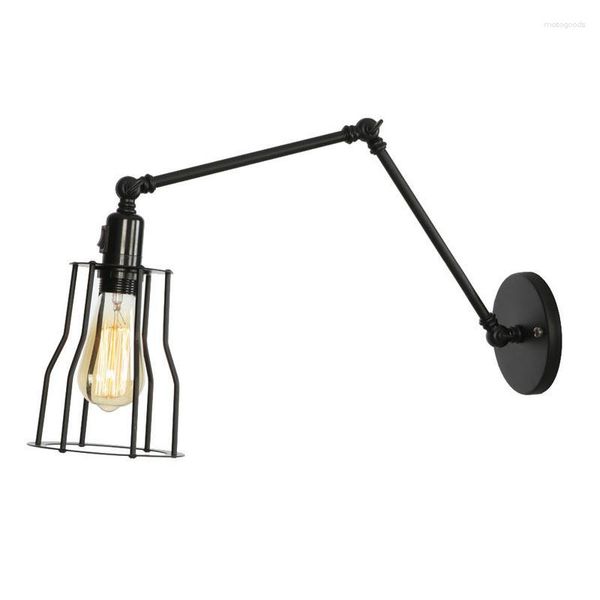 Lampada da parete Black Sconce Vintage Dorm Room Decor Set da pranzo Candele Led Mount Light Illuminazione impermeabile per bagno