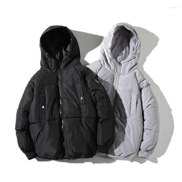 Frauen Trenchcoats Frau Blase Mantel Herbst Winter Jacke Dicke Schwarze Parkas 2023 Langarm Casual Übergroße Lila Puffer mit kapuze