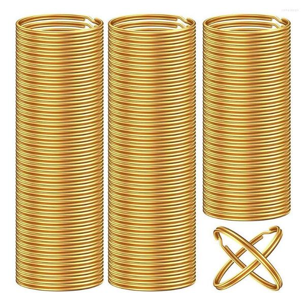 Bolsas para joias 200 peças chaveiros chaveiros em massa divididos para chaveiro e artesanato (25 mm) (ouro)