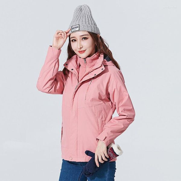 Damenjacken Camping Wanderjacke Frauen Herbst Outdoor Sport Mäntel Klettern Trekking Windjacke Reise Wasserdichte Kleidung E294