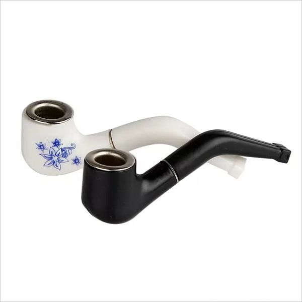 Набор для дыма 60 мм супер мини -пластиковая пластиковая труба маленькая курительная труба Творческая сигарета
