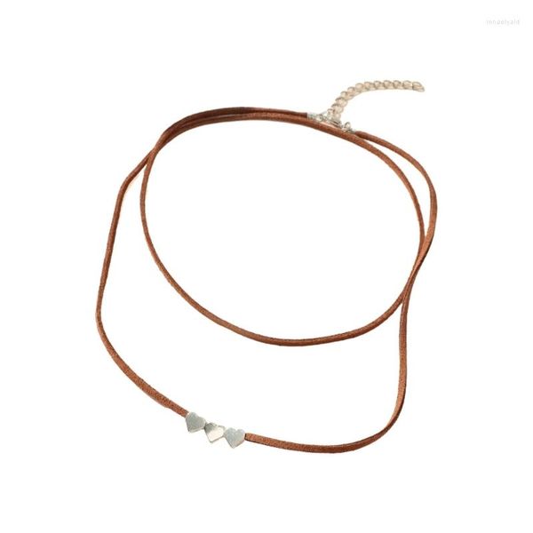 Halsband Halskette Langes Seil Punk Kragen Für Mädchen Streetwear Chocker 57BD