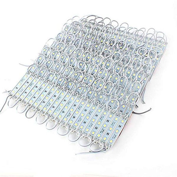 Moduli 20Pcs 3 Led SMD 5054 12V Bianco Freddo Più Luminoso Per Lettere Segno Pubblicità Luci Frontali Negozio230x