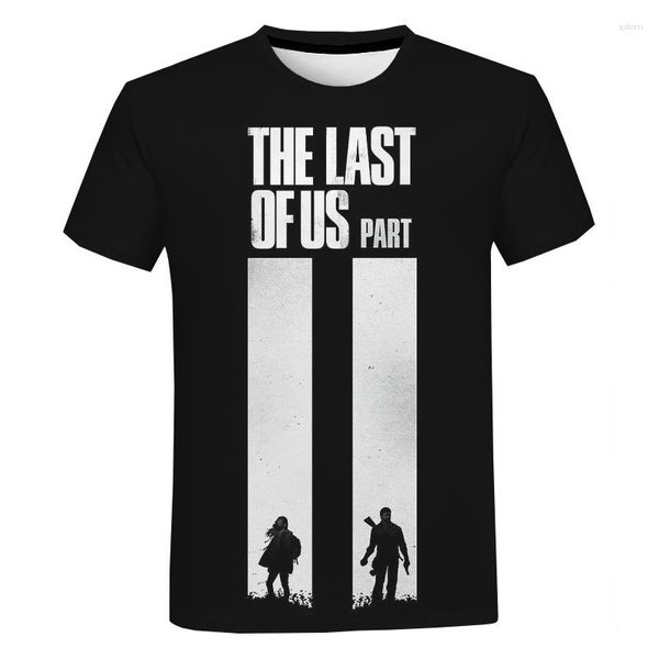 T-shirt da uomo Summer The Last Of Us T-shirt Game 3D Print Streetwear Uomo Donna Casual Fashion Oversize O-Collo Camicia Bambini Tees Tops