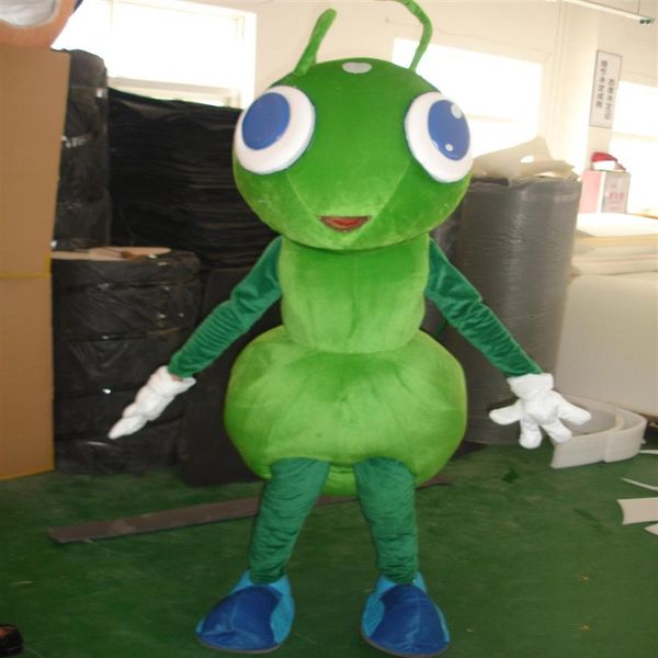 2019 Costume mascotte di alta qualità Costume mascotte formica con immagine reale al 100% per adulti 260d