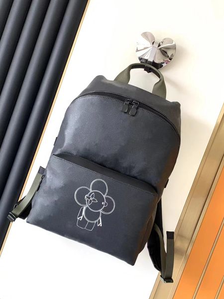 Hochwertige Designer-Tasche, Herrentasche, Designer-Rucksack, Leder, Monogramme, Eclipse, Canvas, Vintage-Laptop-Rucksäcke mit Reißverschluss, Schnalle, Luxus-Designer-Schultaschen