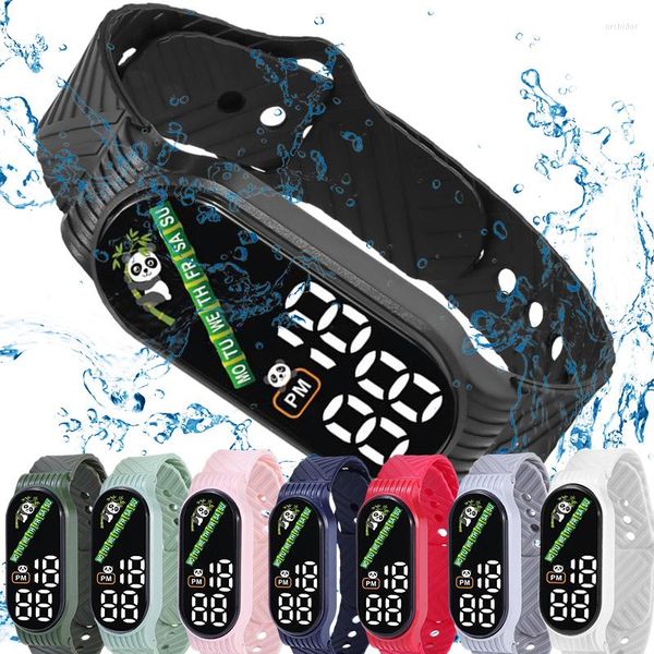 Orologi da polso Orologio digitale a LED impermeabile per bambini Orologi sportivi Ragazzo Ragazza Orologio elettronico per bambini Regalo Relogio Infantil