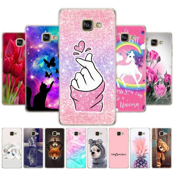 Per Samsung Galaxy A3 2016 Custodia A310 A310H Silicone Soft Tpu Cover posteriore per telefono per protezione completa Coque Bumper