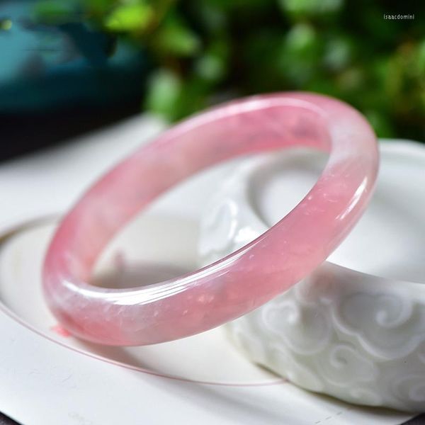 Braccialetto di alta qualità naturale Mozambico rosa cristallo giada Stour braccialetto gioielli dea moda squisiti accessori fortunati