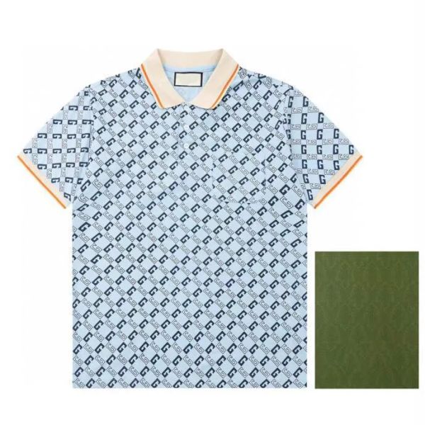 Tasarımcı Polo Erkek Tişörtleri Moda İşlemeli Tasarımcılar T-Shirt V Boyun Pamuk High Street Erkekler Sıradan T Shirt Lüks Sıradan Çift Giysileri Asya Boyutu S-4XL