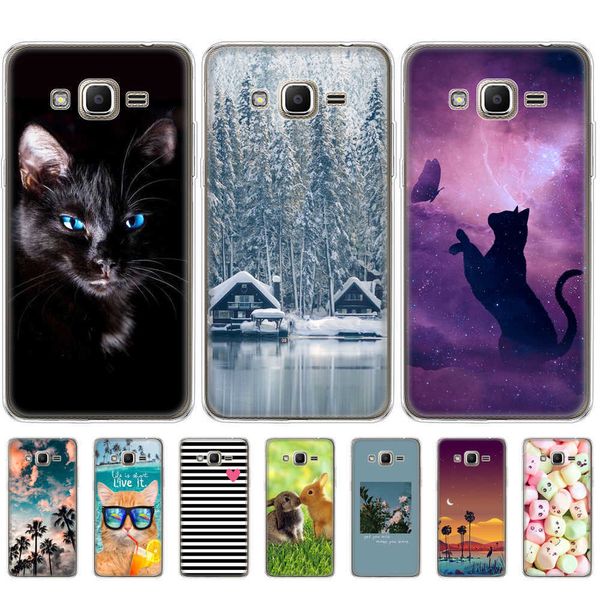 Capa de telefone TPU macio de silicone para Samsung Galaxy J2 Prime G532 SM-G532F 5 polegadas capa transparente