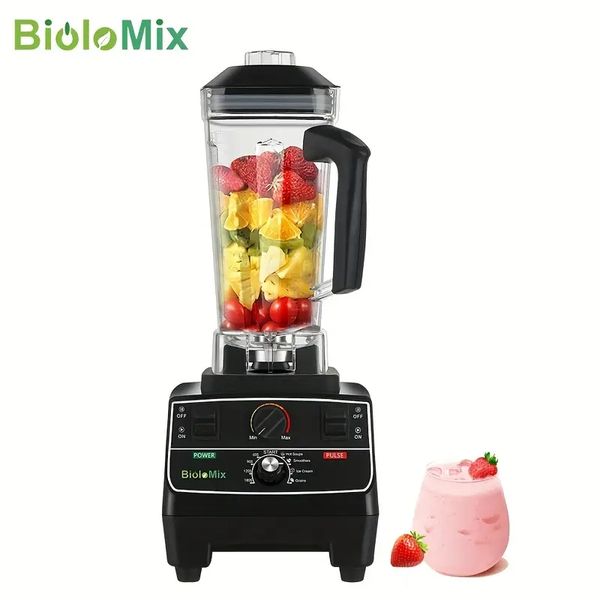 BPA-frei, 2 l Glas, 2200 W, professioneller Smart-Timer, vorprogrammierter Mixer, Mixer, Entsafter, Küchenmaschine, Eis-Smoothies-Zerkleinerer