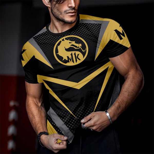 Мужские рубашки T Mortal Kombat 11 Файфы 3D Print Cosplay Strestwear Мужчина Женская мода O Sece Trub