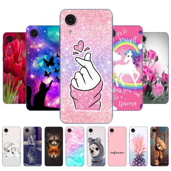 Per Samsung Galaxy A03 Core Case SM-A032F Cover posteriore per telefono 2021 A032F Coque Silicon Soft TPU Fundas Bumper