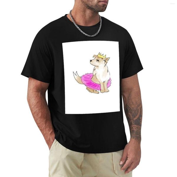 Herren Polos Princess Amber Puppy T-Shirt Kurzarm T-Shirt Kawaii Kleidung Mann Übergroße T-Shirts für Männer