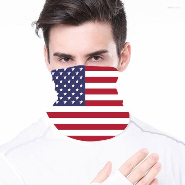 Schals SBIP Flagge der Vereinigten Staaten Bandage Halsabdeckung Ware Maske Schal Multifunktion für Männer und Frauen Erwachsene waschbar