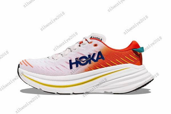 Tasarımcı Hoka Bondi X Clifton 9 Mafate Hız 2.0 Koşu Ayakkabıları Kawana Top Mesh Eğitmenleri Üçlü Beyaz Bulut X Bondi L Açık Hafta Koşucular Runner Trainers Yürüyen Jogging