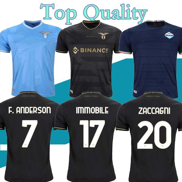 2023 Lazio Immobile Fußballtrikots maglie 23 24 IMMOBILE LUIS BASTOS SERGEJ BADELJ LUCAS J.CORREA ZACCAGNI MARUSIC Fans und Spieler Fußballtrikot 10. Jahrestag