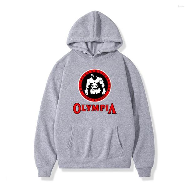 Felpe con cappuccio da uomo 2023 OLYMPIA Palestre Felpa con cappuccio Uomo Donna Felpe Harajuku Abbigliamento sportivo Inverno Pullover vintage Y2K Abbigliamento maschile di marca