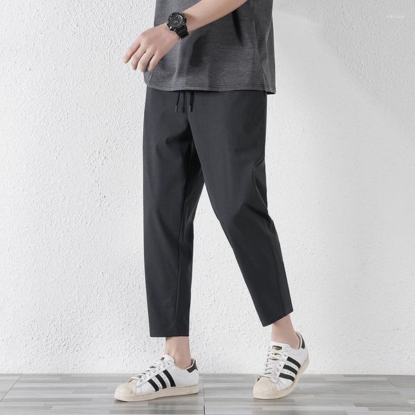 Pantaloncini da uomo Pantaloni corti estivi Sottile Casual Sport Dritto Tinta unita Tendenza moda allentata