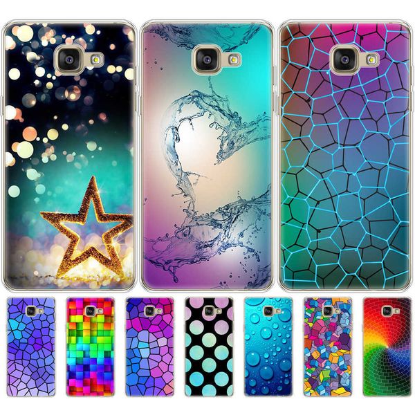 custodia per samsung galaxy a7 a5 a3 2016 a710f a710 sm-a710f custodia morbida in tpu cover posteriore capa 6 telefono