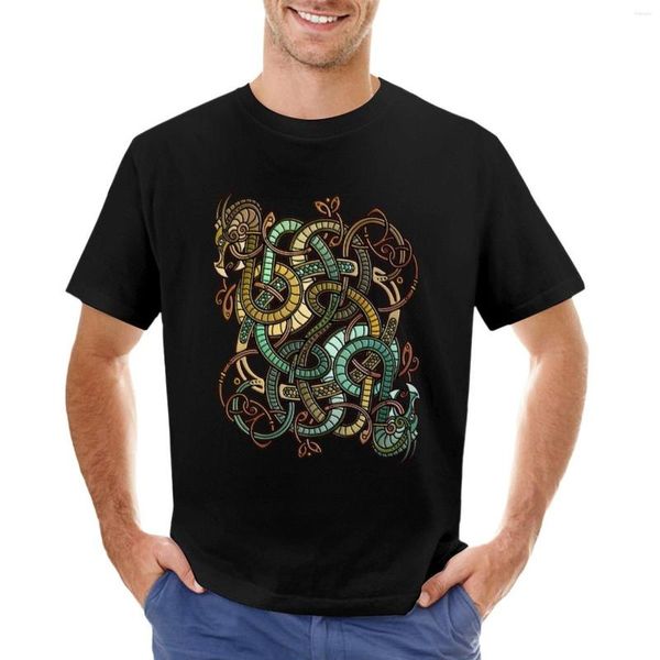 Herren Polos Viking Snakes T-Shirt Sweat Shirts Herren Workout