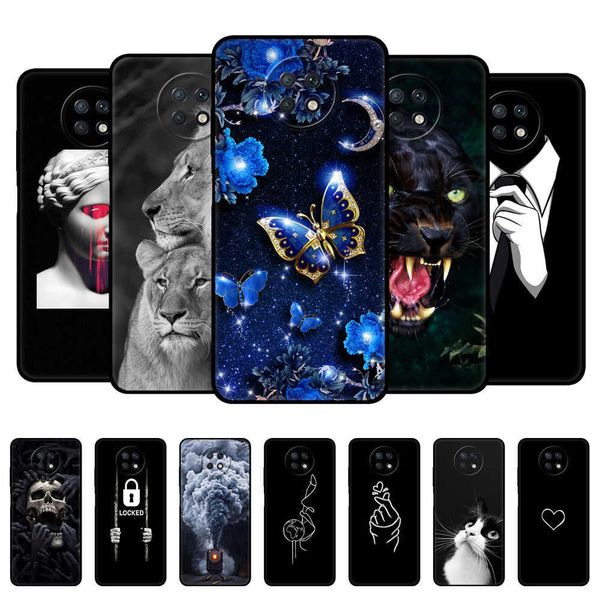 Para Xiaomi Redmi Note 9T Case Silicon Soft Back 9 T Phone Cover 6.53 Polegada Note9T Bumper Etui Funda Black Tpu Case