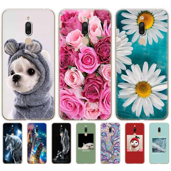 Capa de 5,7 polegadas para Meizu M6T Case Silicone Soft TPU Back Phone Fundas M6 T M811H Coque Bumper