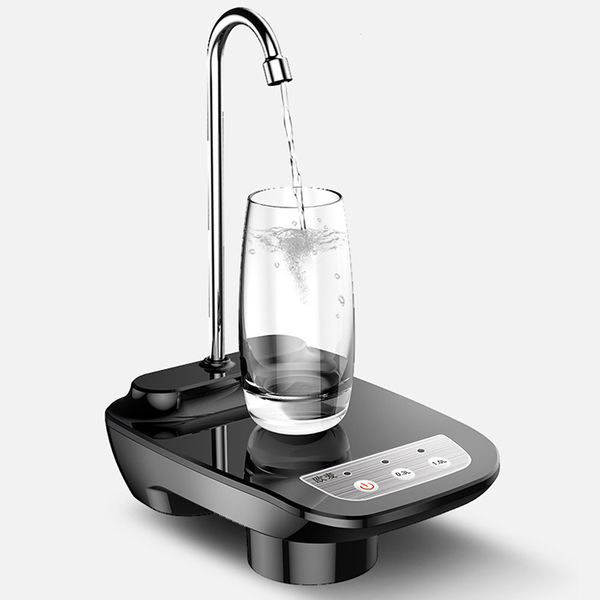 Wasserpumpen, USB-elektrische Trinkwasserpumpe, quantitativ, tragbar, automatischer Wasserspender mit Tablett, multifunktional, für Reisen, Camping, 230715