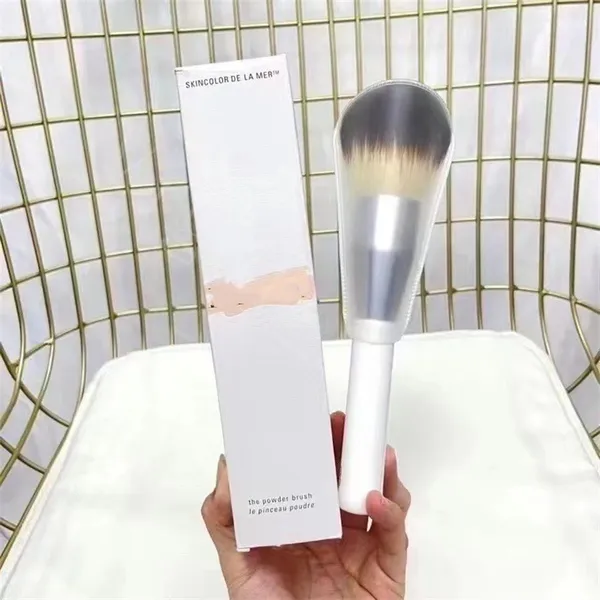 La Brand Pennelli per trucco Pennello per fard singolo LA POWDER FOUNDATION BRUSH - Morbidi capelli sintetici Grande finitura impeccabile Pennello per trucco di bellezza Frullatore con scatola Alta qualità