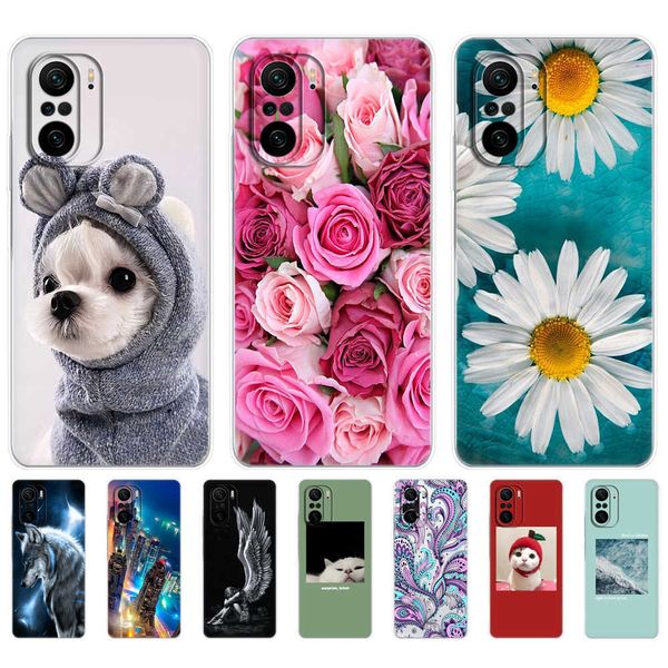 Per Xiaomi POCO F3 Case 5G Global Version Cover posteriore su PocoF3 6.67 '' POCOPHONE Silicon Soft TPU Coque Bumper