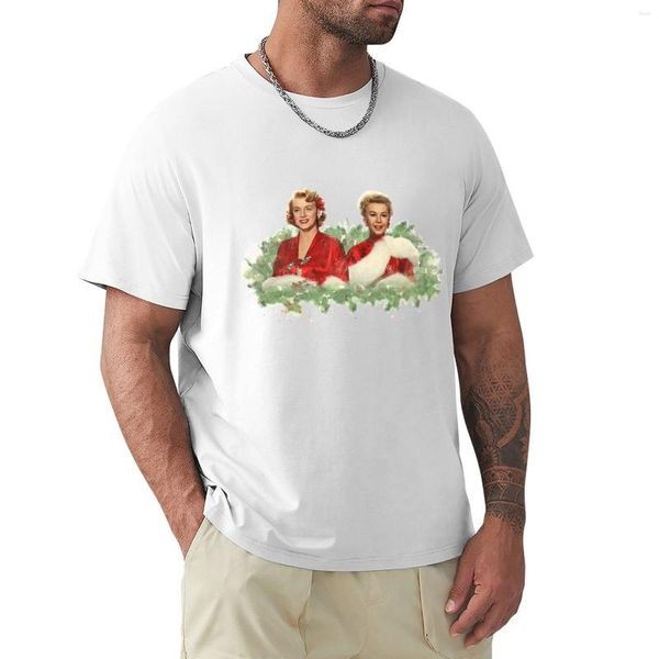 Herren-Poloshirts „Sisters – A Merry White Christmas“-T-Shirt mit Grafik-T-Shirts, individuelle Bluse, Herren-T-Shirts im Paket