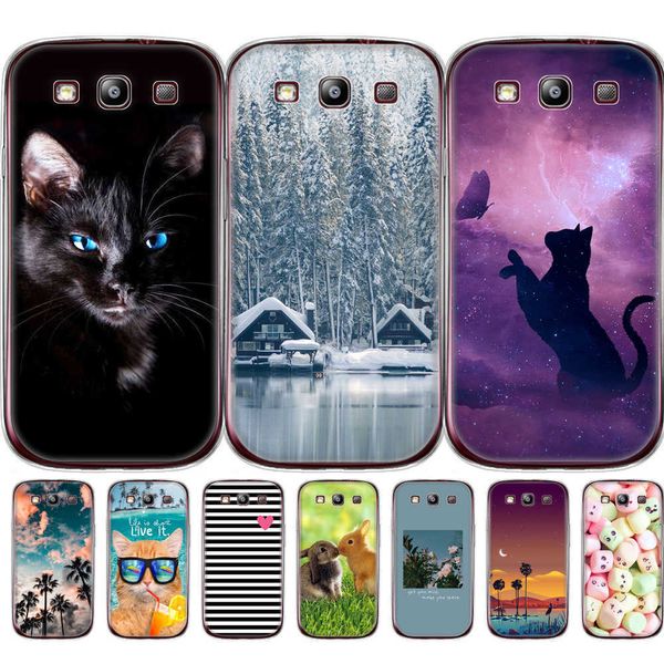 Capa para Samsung Galaxy S3 Cover I9300 Phone For 360 Full Protective Coque Soft TPU Silicone