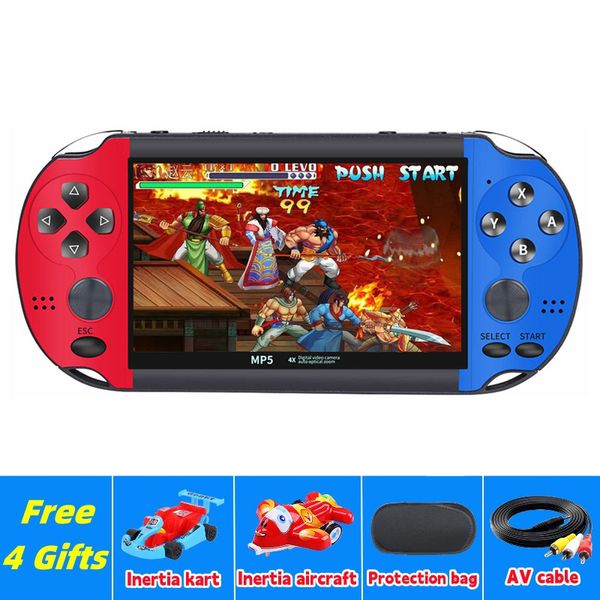 Lettori di giochi portatili CZT 4,3 pollici retrò console di gioco colorata console di gioco portatile dispositivo di gioco portatile console di gioco portatile MP3 MP4 E-book 230715