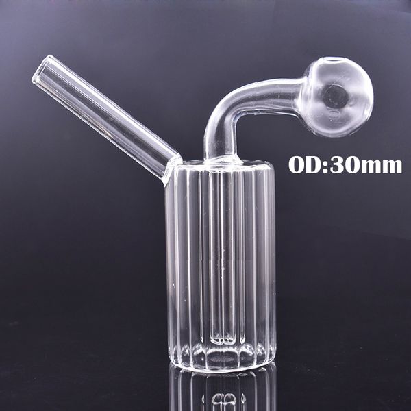 Bong de vidro para fabricação de tubos de vidro para cachimbo de água Coletor de cinzas Material grosso para fumar água Tubo queimador de óleo