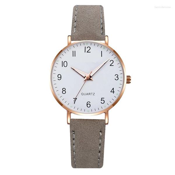 Нарученные часы Quartz Watches for Women's Belt Fashion Simple Casual Party изящно