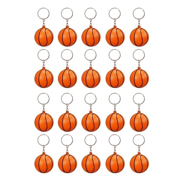 Клайфуины Lanyards 20 Pack Basketball Ball Bulchains для вечеринок Favors Basketball Ball Ball School Carnival Reward Спортивная центральная часть 230715