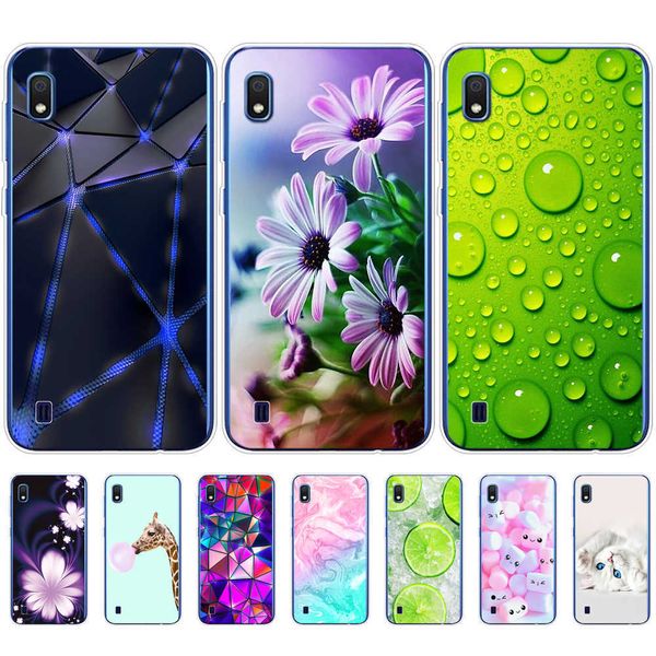 Корпус для Samsung A10 Soft Silicone Back Cover Phone Galaxy Galaxya10 A 10 SM-A105F A105 A105F Cartoon