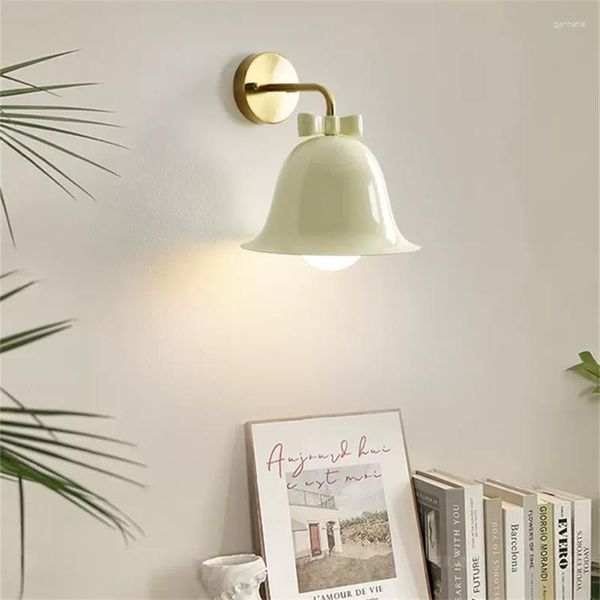 Стеновая лампа современный колокольчик для детей для детской спальни проход гостиной домашний декор ретро светильник e27 Железное искусство блеск