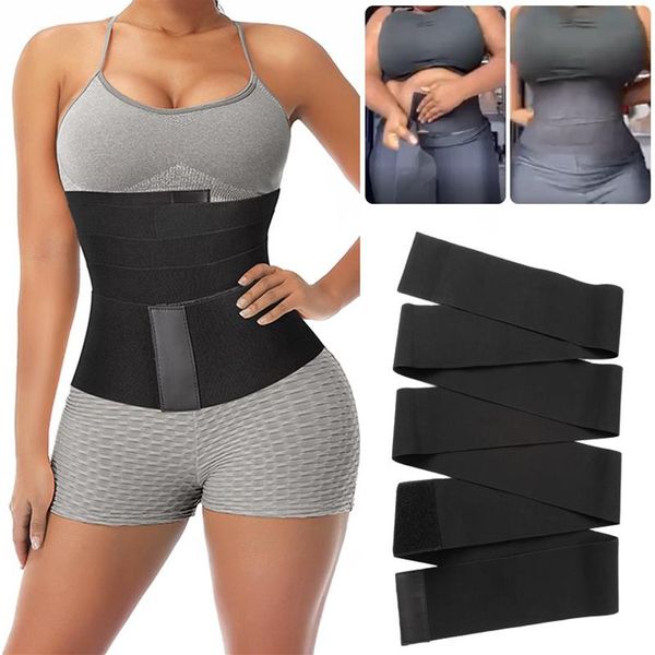 Party Favor Taille Trainer Frauen Abnehmen Mantel Snatch Me Up Bandage Wrap Body Shaper Bauch Shapewear Trimmer Gürtel Korsett Top Stre265g