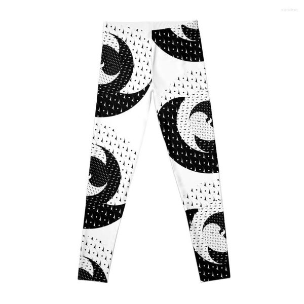 Pantaloni attivi Yin Yang Universe Leggings Camicie sportive Donna Palestra Leggings da donna